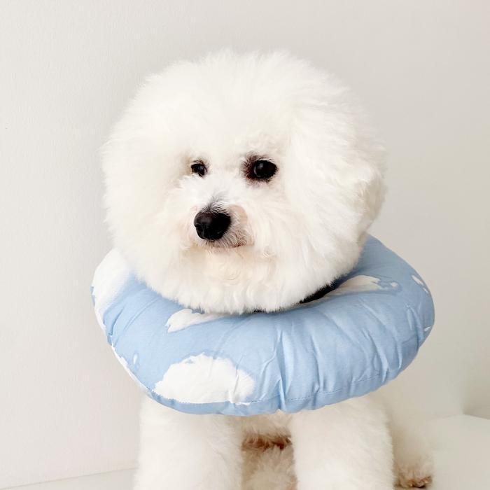 SALE WOOFIDOO Pet Cone Pillow Dog Cat Protective Collar Bantal Donat Leher Anjing Kucing Steril