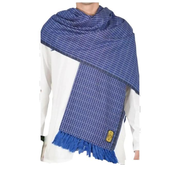 l419- Sorban Syal Wadimor Pria Muslim Dewasa Setrip Polka Dot Katun Kain