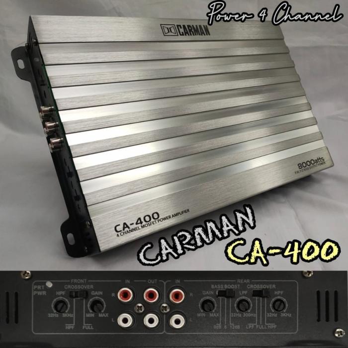 POWER AMPLIFIER MOBIL CARMAN CA 400 8000WATT 4CHANNEL