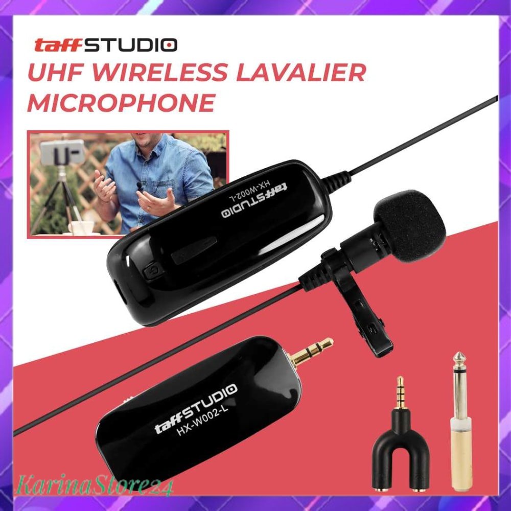 UHF WIRELESS LAVALIER MICROPHONE PODCAST INTERVIEW - HX-W002-L