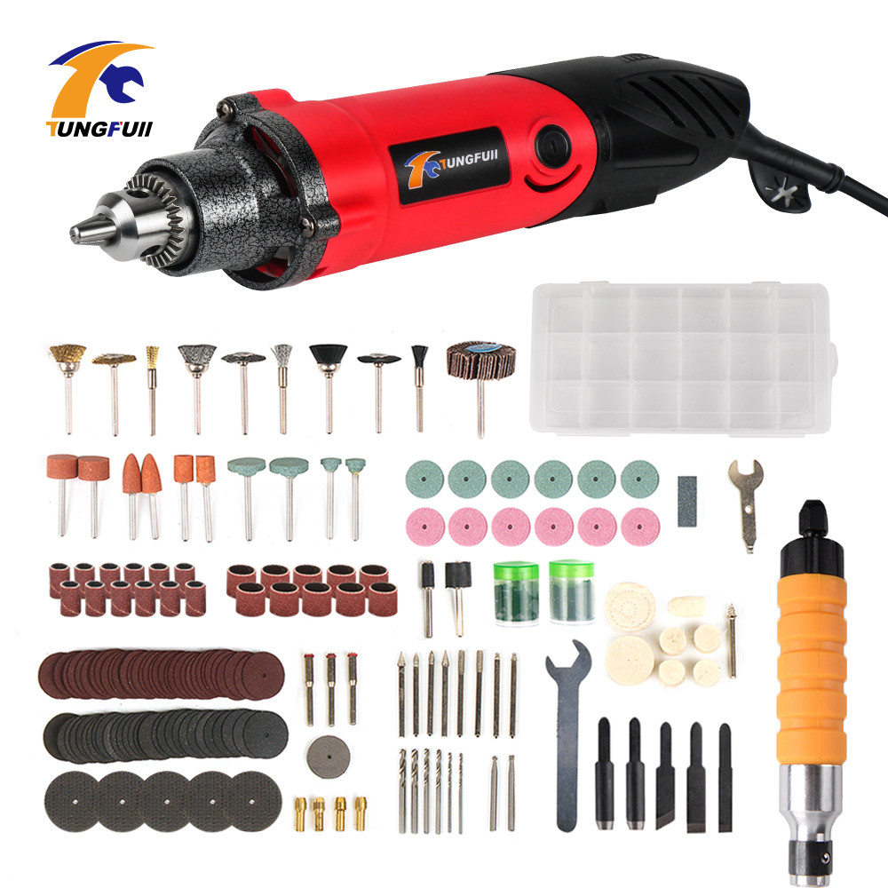 Tungfull Engraver 240W 220V Power Tool Engraver Electric Dremel Tools Accessories Mini Electric