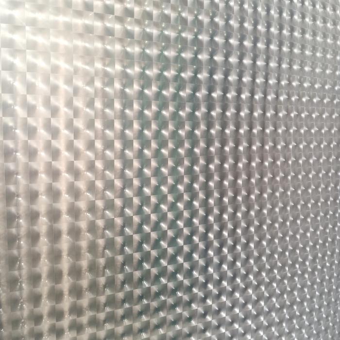 gdyd- Fiber Pagar Plastik Penutup Pagar Putih Motif 3 D Harga Permeter