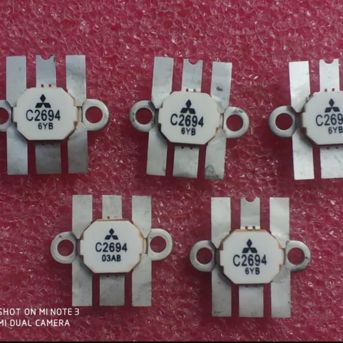 transistor rf pemancar 2sc2694 75 watt mistubishi