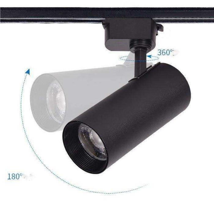 Lampu Plafon Sorot Dinding LED COB Track Light Natural White 4000K 12W