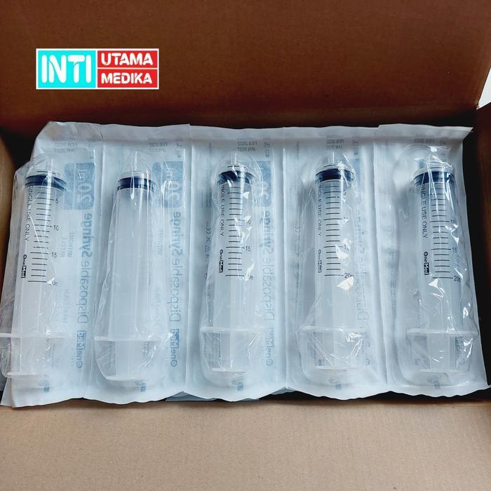 Syringe 20Cc Onemed Lubang Pinggir Onemed 20Cc Spuit20Cc Onemed Gercep