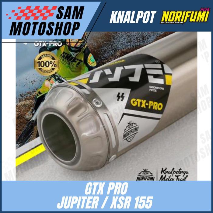 Terbatas Knalpot Norifumi Gtx Pro Motor Yamaha Xsr 155 Full System Db Killer Terlaris