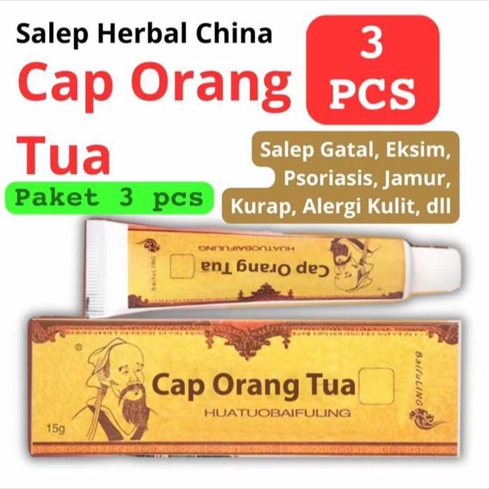 SALE PAKET 3 PCS SALEP CAP ORANG TUA KRIM CAP ORANG TUA Termurah