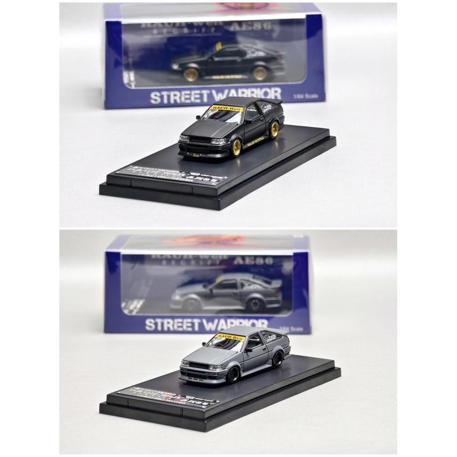 Street Warrior Toyota AE86 RWB Rauh Welt Begriff Limited Edition Black Grey