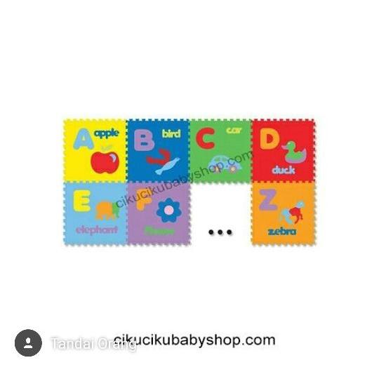 Evamat Puzzle Abjad 30x30cm / puzzle / maian bayi