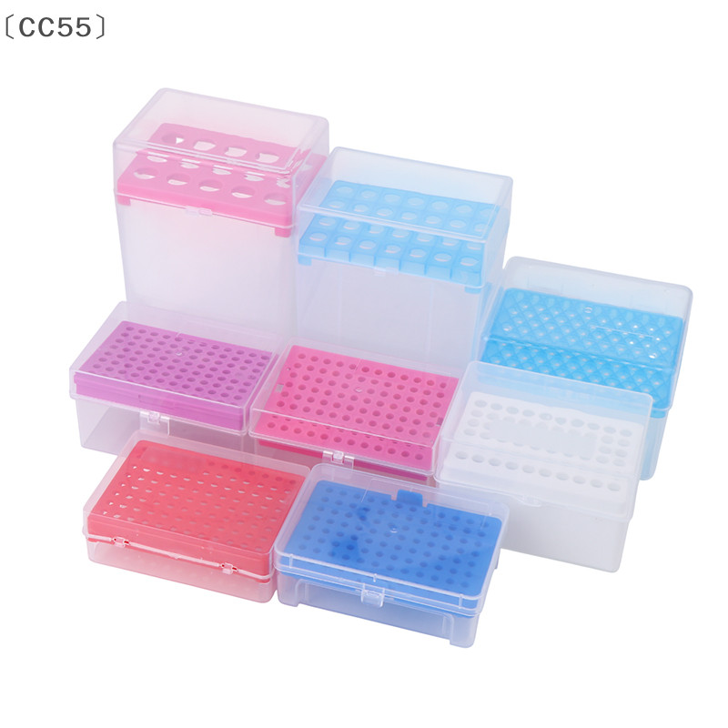 Cc5510Ul/200Ul/1Ml/5Ml/10Ml Laboratory Pipettor Tip Box For Experiment Pipette Tip Holder Plastic