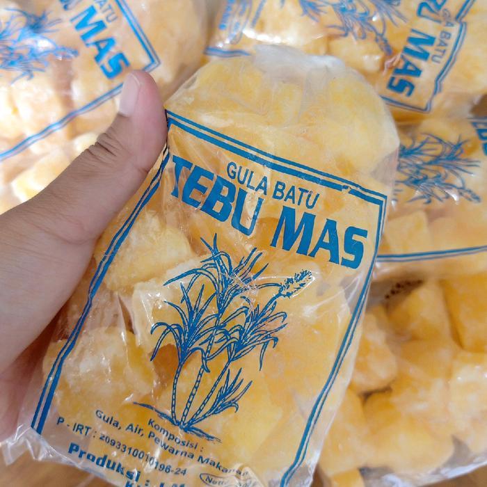 GULA BATU KUNING Manis Asli @500 gram Food Sugar Tebu