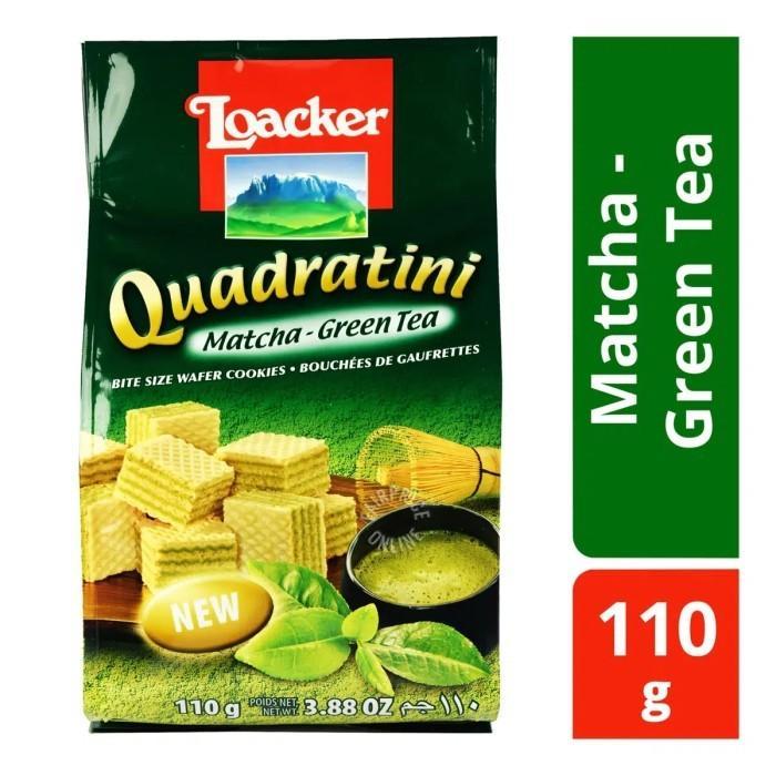 Loacker Quadratini Matcha Green Tea 110g