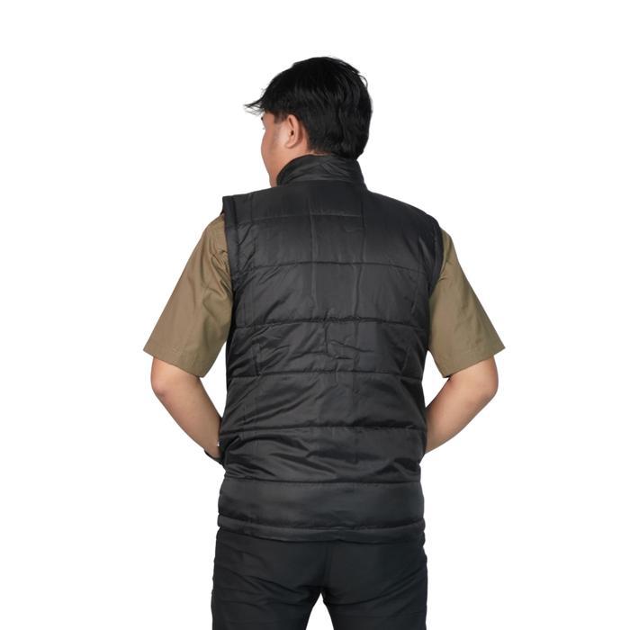 Rompi Pria Dewasa Adventure Motor Casual Outdoor Keren Rompi Puffer Polos Rompi Vest Pelindung Dada
