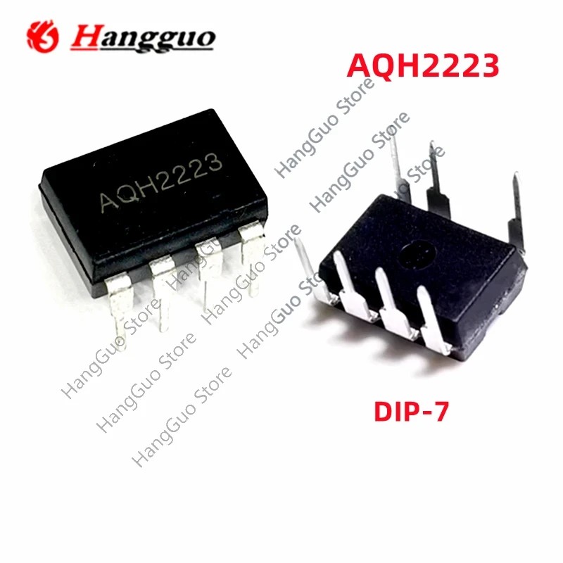 100Pcs/Lot Original AQH2223 2223 DIP-7 direct insert 7 pin IC solid state relay Best quality