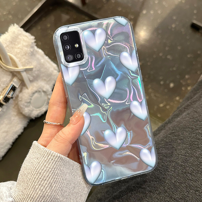 Casing Hp Samsung Galaxy A51 M40s Case Casing HP Softcase ponsel silikon tahan jatuh transparan riak