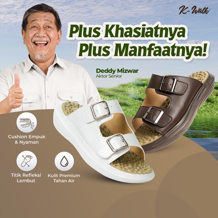 a535- Sandal Terapi Kesehatan K Walk Deddy Mizwar Sandal Rematik Akupuntur
