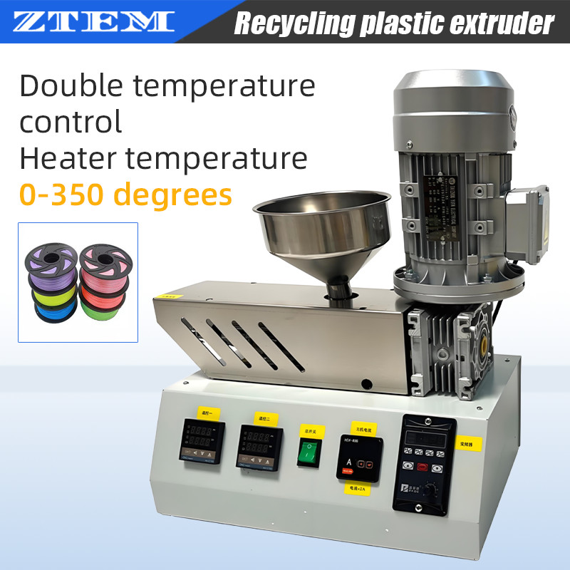 3D Filament Extruder Single Screw Extruder Laboratory 3D Printing Filament Extruder Plastic Rubber