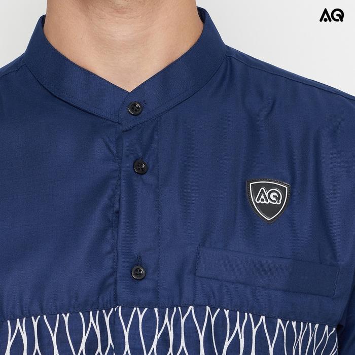 Baju Koko Pria Lengan Panjang Motif Batik Nakula AL QORNI