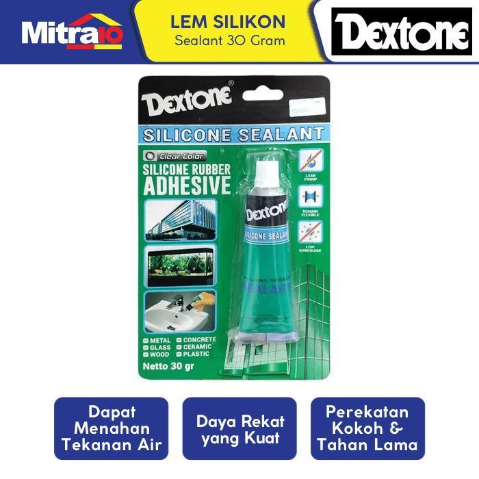 Lem Silikon Sealant Dextone 30gr - Waterproof