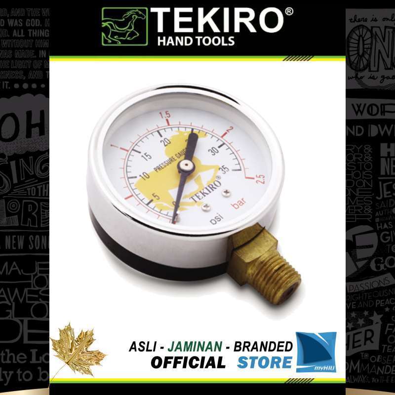 Pengukur Tekanan Angin 2,5 bar - Pressure Gauge TEKIRO