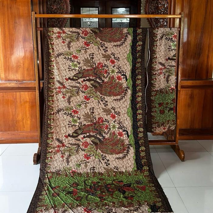 SETELAN KAMEN SELENDANG BAHAN SUTRA DOLBY ATBM SERAT NANAS BATIK ASLI SOLO songket