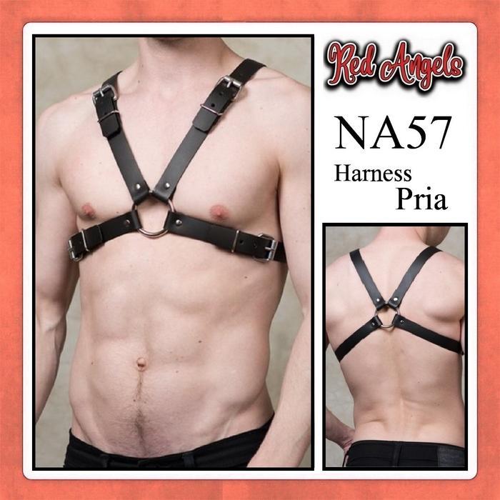 Red Angels Kostum Harness Pria Body Belt game SM - NA57