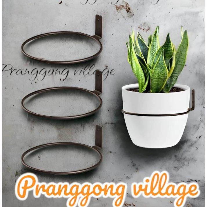 Pot Basket Dinding Rak Pot Dinding / Pot Dinding / rak bunga dinding / rak bunga / Gantungan Bunga