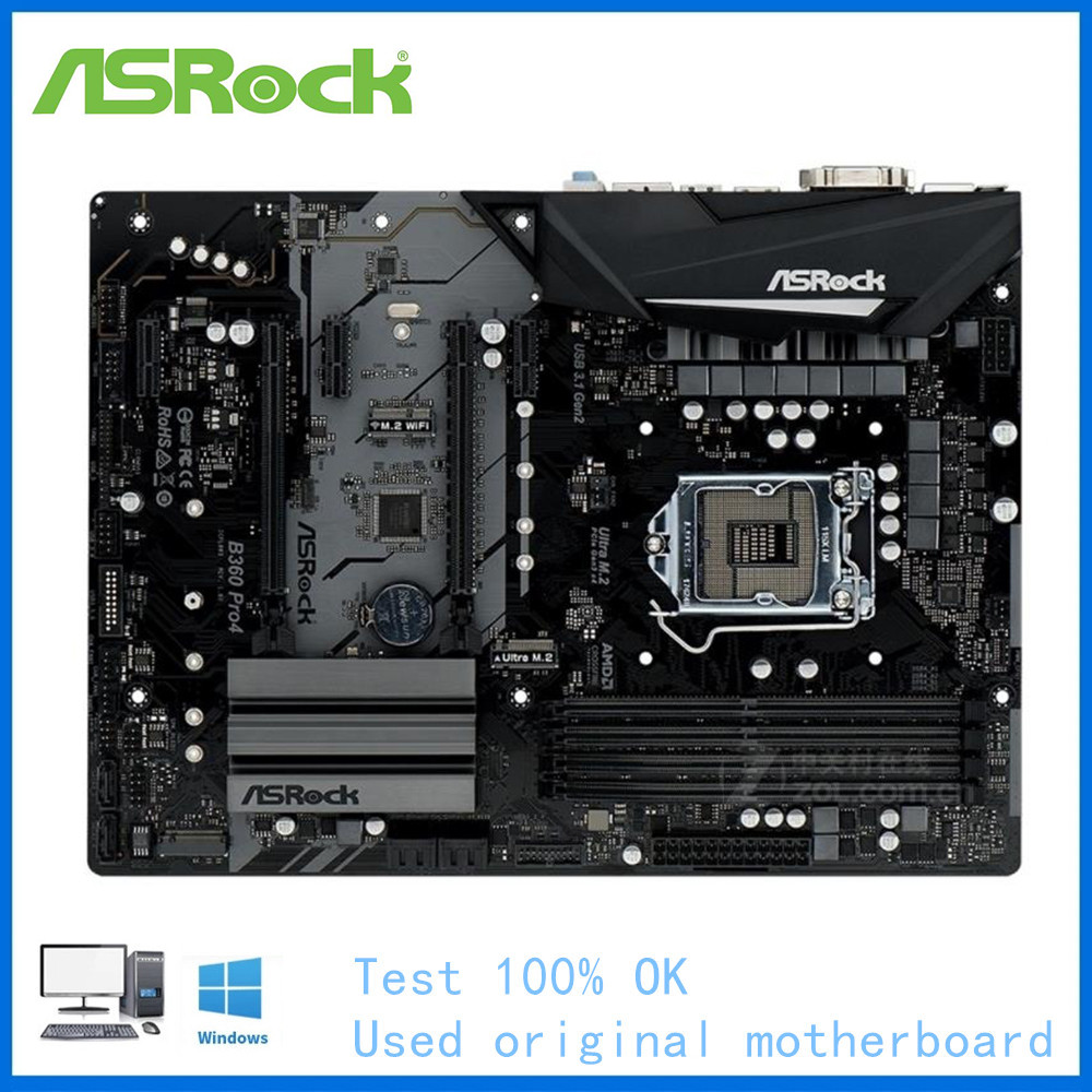 Used For Intel B360 LGA 1151 CPU For ASRock B360 Pro4 Motherboard Computer Socket LGA1151 DDR4 Deskt