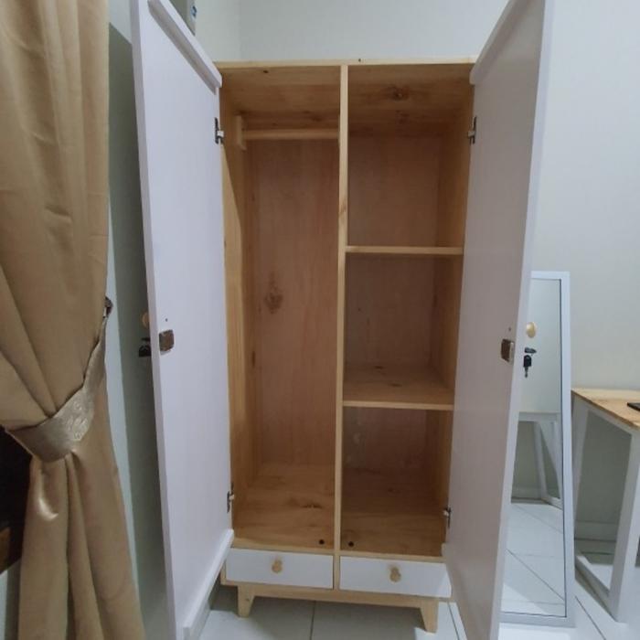 Lemari Nimalis/Lemari Kos/Lemari Pakaian/Lemari Kayu Jati Belanda