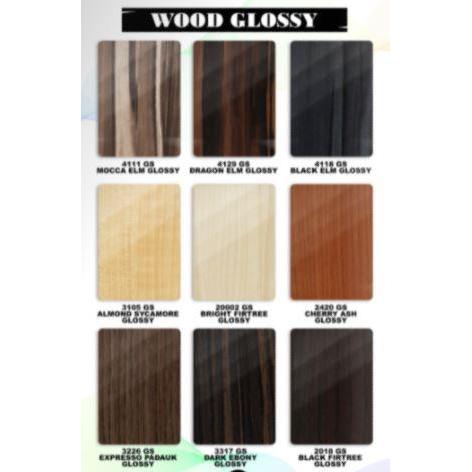 Hpl Furniture Best By Winston Motif Urat Kayu Premium Wood Glossy