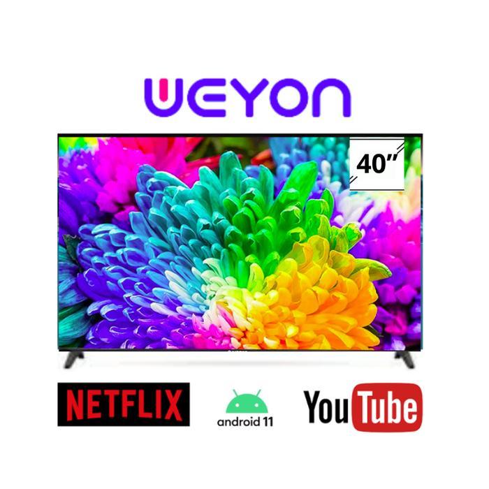 TvShop- [Pack Kayu] Android 11 Smart Tv 40 Inch Weyon Animax Smart Tv Garansi Resmi