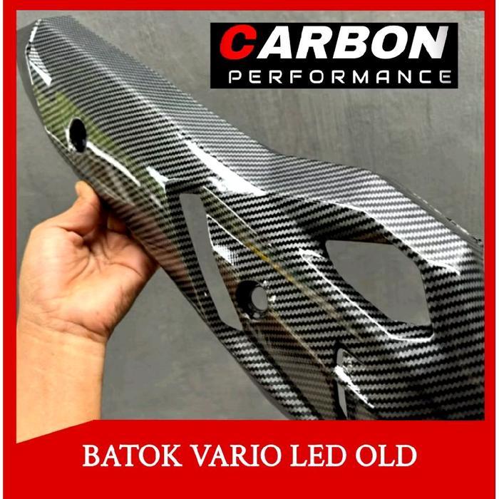 TUTUP KNALPOT VARIO OLD CARBON 2015-2017 / tutup knalpot Vario old carbon / tutup knalpot vario