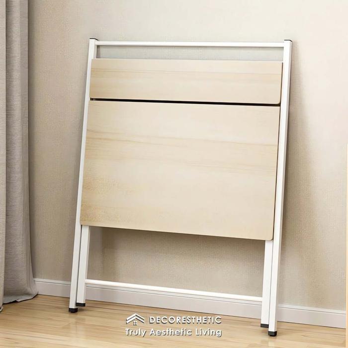 Decoresthetic Taffhome Meja Belajar Kamar Gaming Besar Lipat Kayu Kokoh Meja Komputer Foldablesale