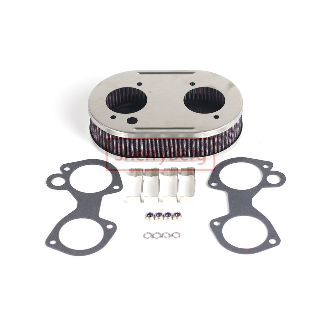 Sherryberg Air Filter Cleaner Kit For Solex Empi Weber Dcoe & Dellorto Dhla Carburador Carb 40 45 48