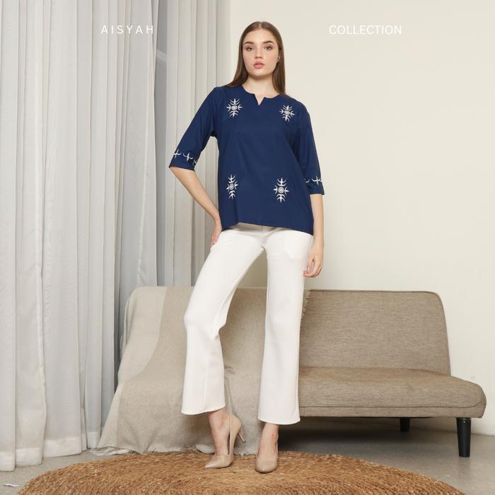 nb4m- Baju Cele - Bordiran Khas Ambon Maluku - Baju Wanita Dan Pria Etnik