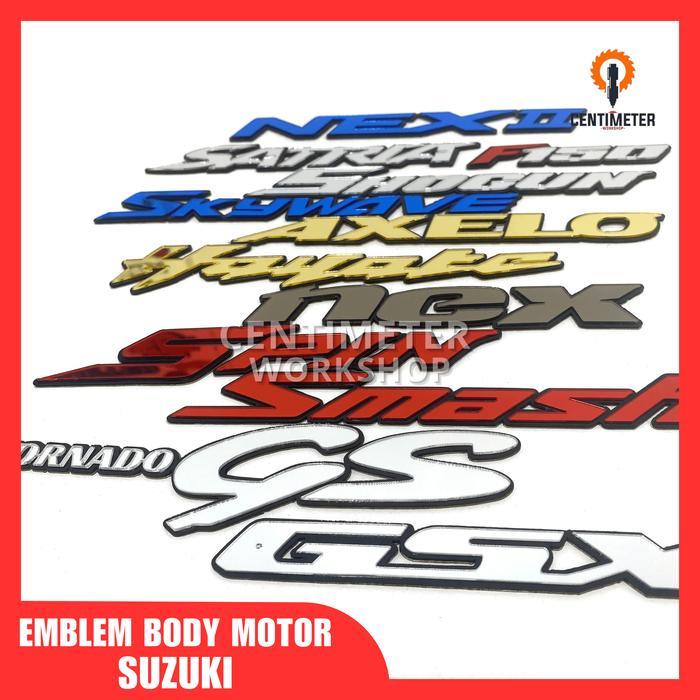 Emblem Body Motor Suzuki Kode 110