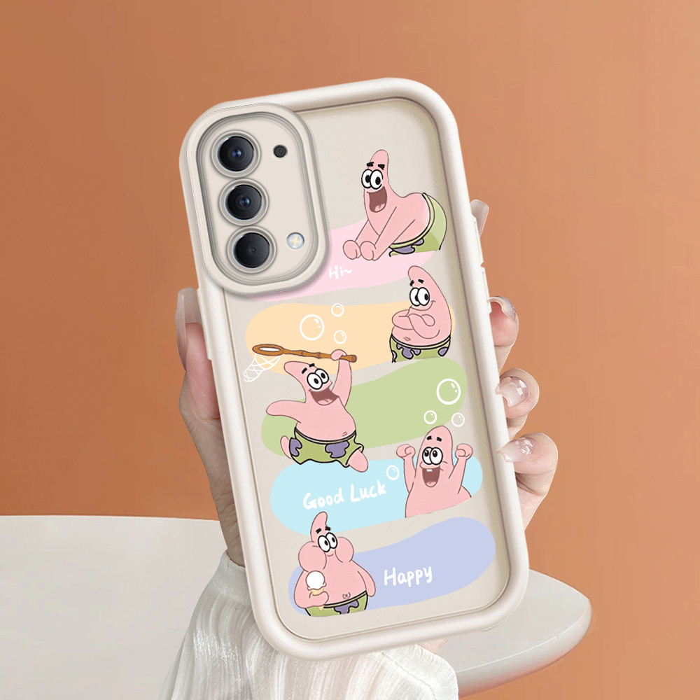 Casing Hp Untuk OPPO Reno 4 4G Case Kesing Protect Phone TY DLJ C8-2608 SpongeBob dan Patrick