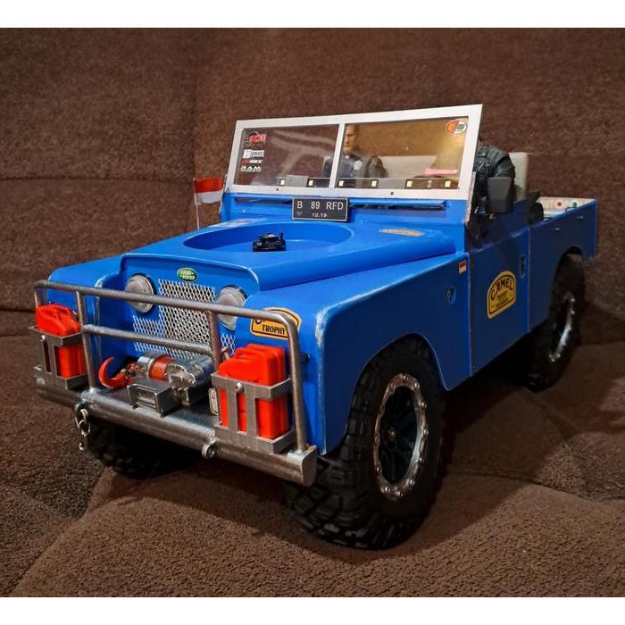 RC Car Adventure Land Rover Series 1 Skala 1/10 Custom Body dan Bumper ARTR
