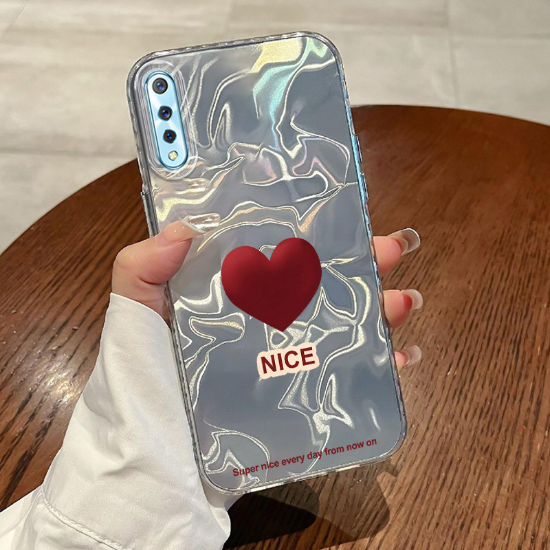 Casing Hp VIVO S1 VIVO S1 Pro Case Casing Pola Sebuah cinta HP Kasing Kasus ponsel transparan mewah 