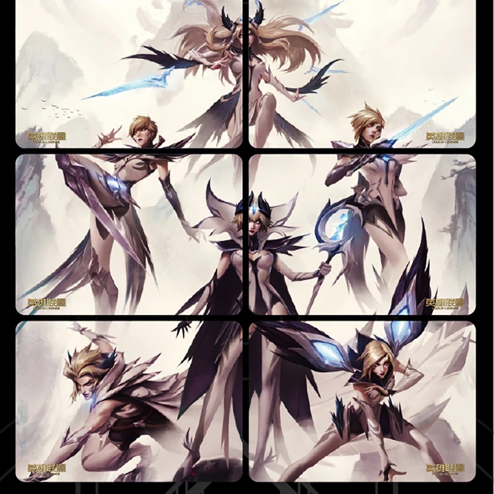 New League of Legends Collection Cards LOL Game EDG IG Restricted Champion Skin Goddess LR Hero Card