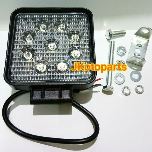 Jual Fog Lamp Led Kotak 9 Mata Kode 176