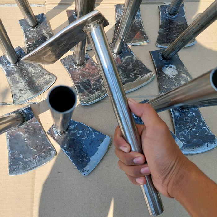 Cangkul Kecil Taman Berkebun Besih Selokan bahan BAJA PER ASLI