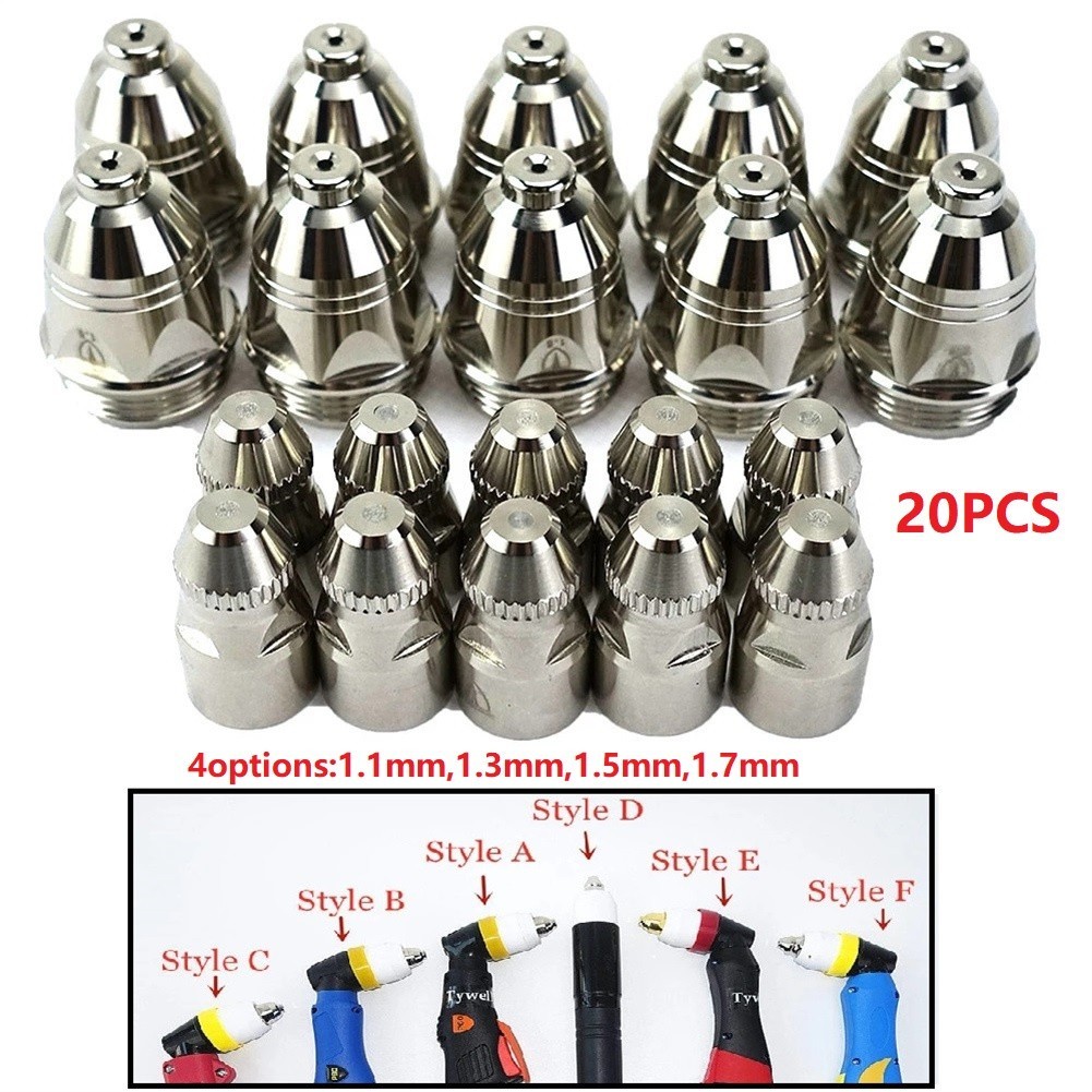 20Pcs P80 Plasma Cutting Torch Consumable Cutting 60A 80A Tip Electrode 100A P80 Cnc Plasma Torch