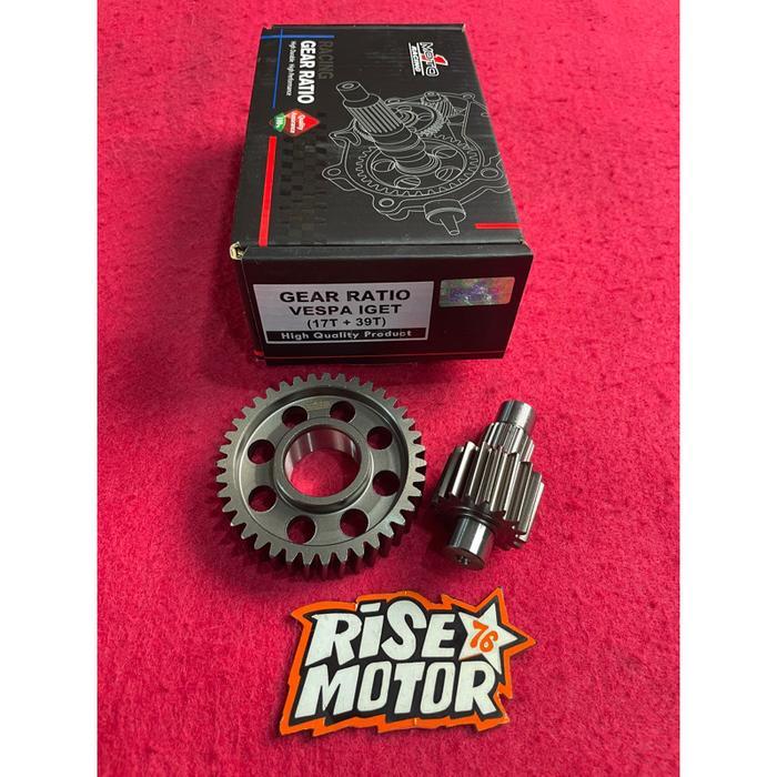GEAR RATIO MOTO 1 VESPA IGET 17 39
