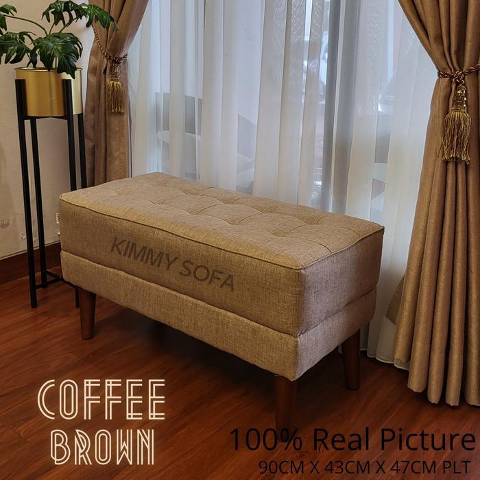 IFY (IMPORT) SOFA PUFF BENCH / STOOL SOFA / STOOL PANJANG MINIMALIS TERMURAH TERLARIS