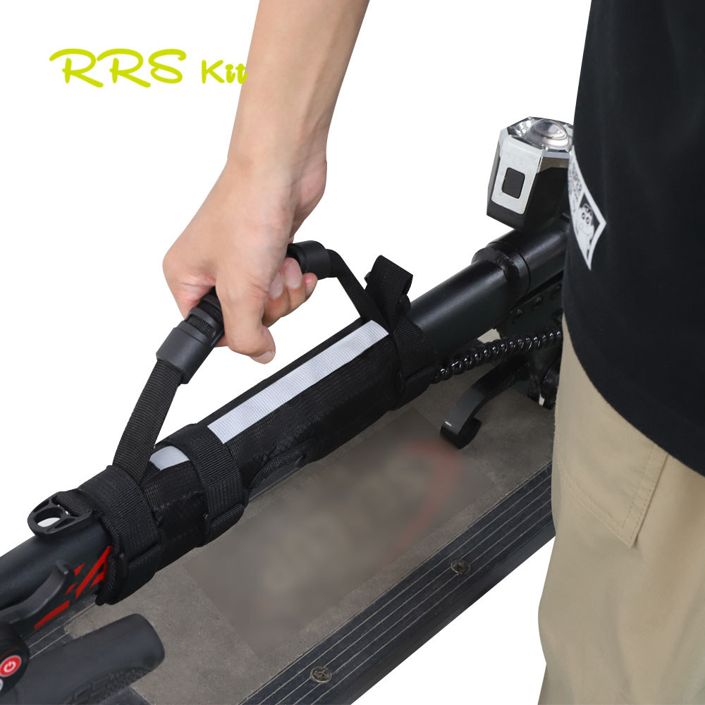 RRSKIT Folding Bicycle Carrier Handle Hand Grip For Brompton Cycling Bike Frame Carry Shoulder Strap