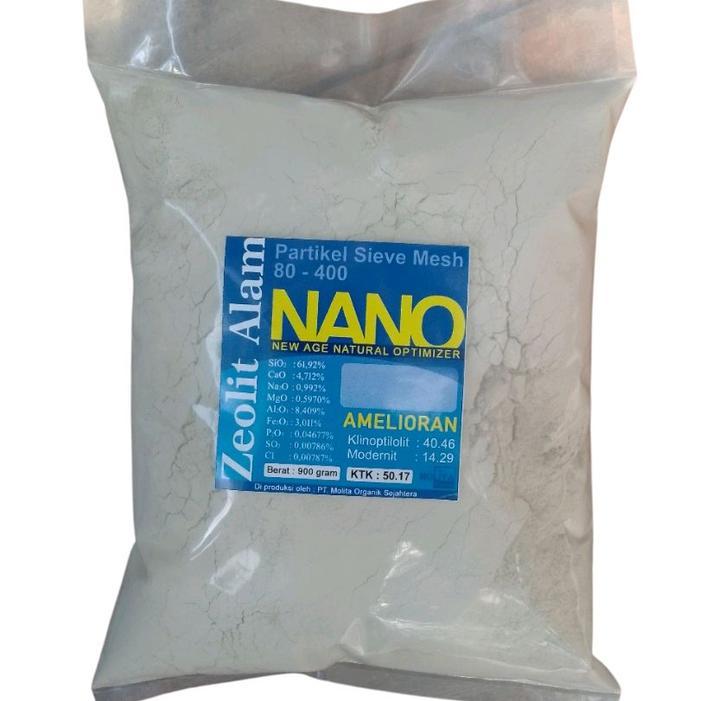 Mrono_Mrene Nano Zeolit Untuk Bahan Pertanian Dll. Kemasan 900Gr