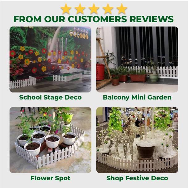 Mantabetul Pagar Plastik Pvc Pagar Taman Rumput Halaman Taman Sayuran Luar Ruangan Pagar Tanah