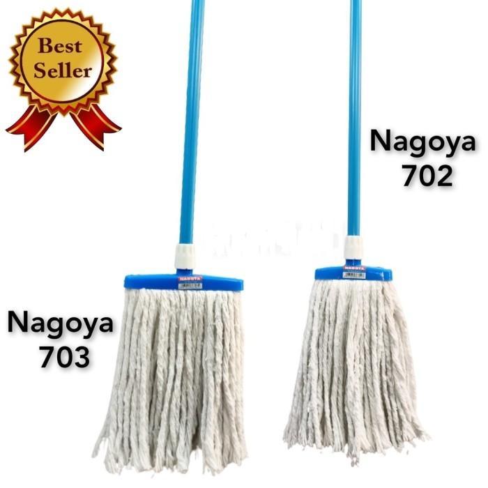 Nagoya Pel Lantai Medium 702 Alat Pel Lantai Kuat Dan Berkualitas Gagang Panjang Besi Terlaris