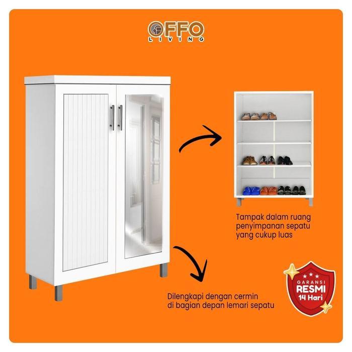 Offo Living - Lemari Sepatu Murah - LS-001M-SOB
